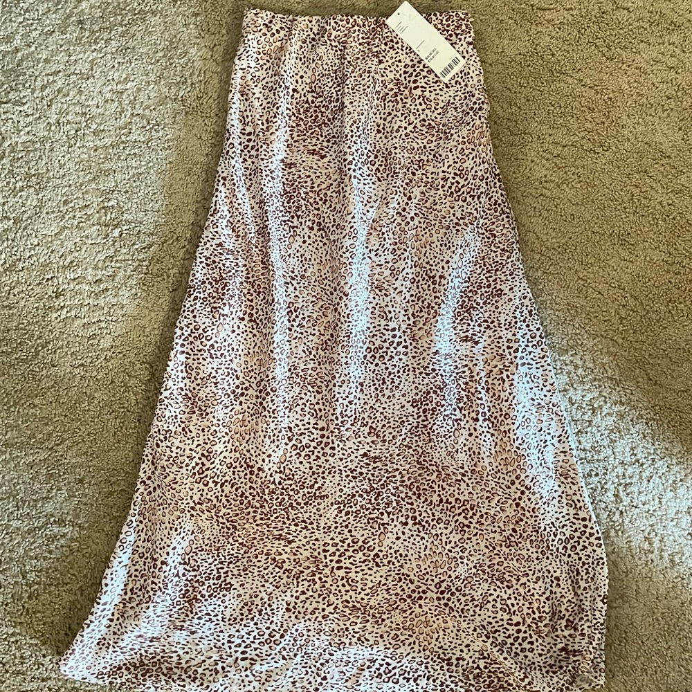NWT Urban Cheetah Midi Skirt
